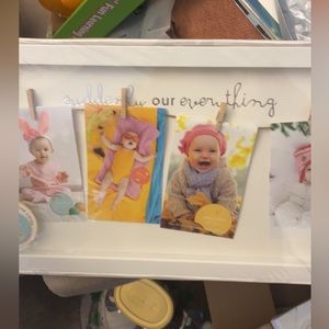 Clothspin photo frame- NEW IN PACKAGING